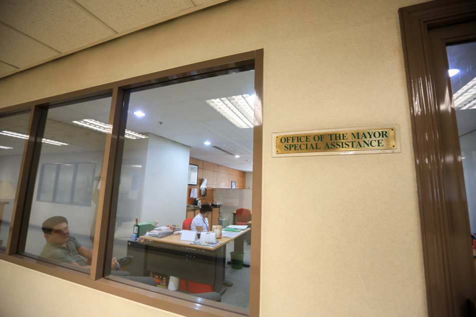 Inside the office of Ebeng Baloloy ABSCBN News